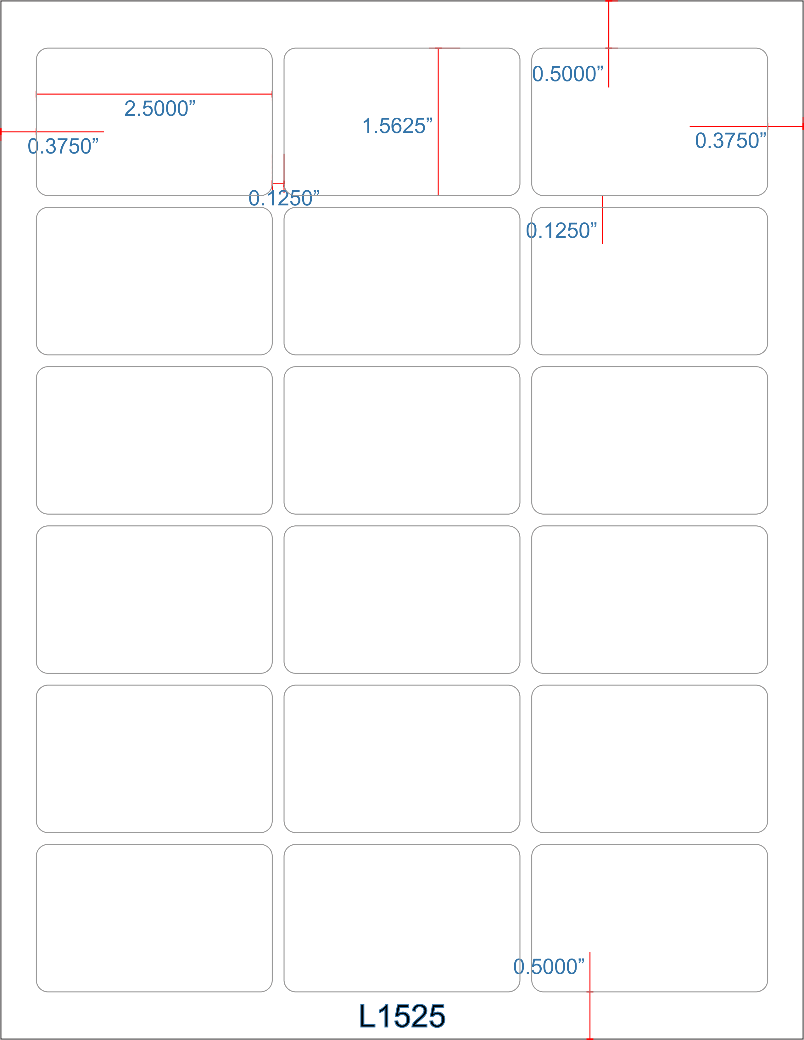STOCK NUMBER: L15251-9/16